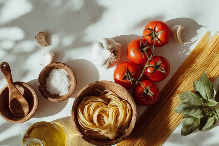Pasta ingrediënten